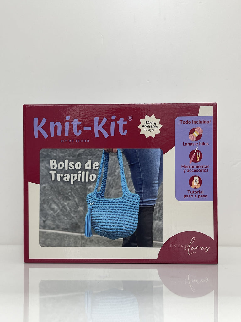 KNIT KIT Bolso De Trapillo | Kit de Tejido