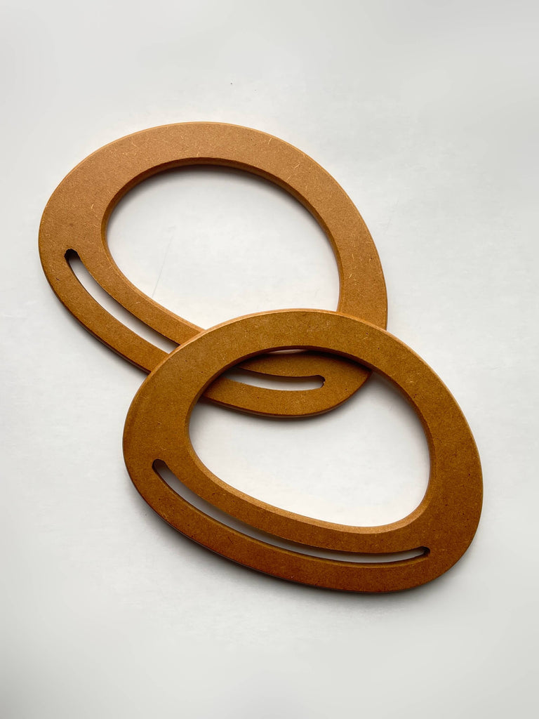 Asas de madera | Ovalada