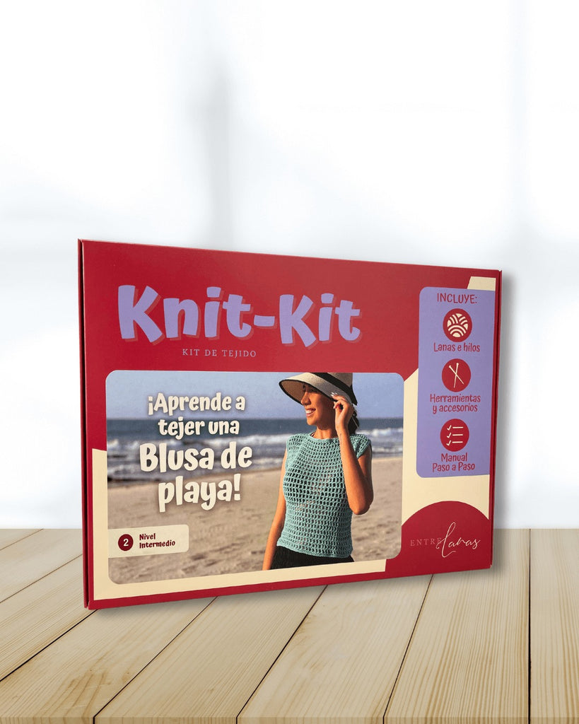 KNIT KIT - Blusa de Verano | Kit de tejido