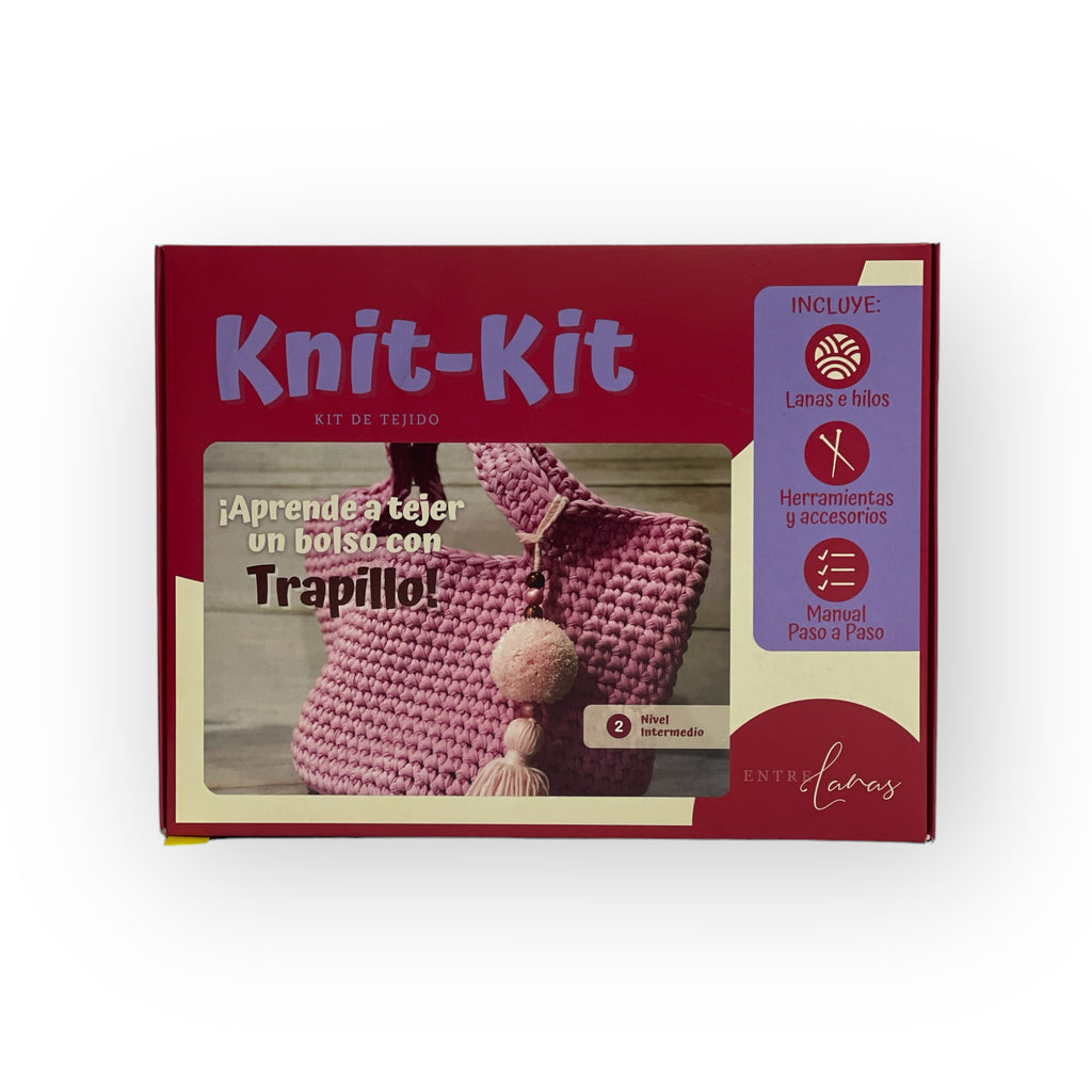 KNIT KIT - Bolso de Trapillo | Kit de tejido