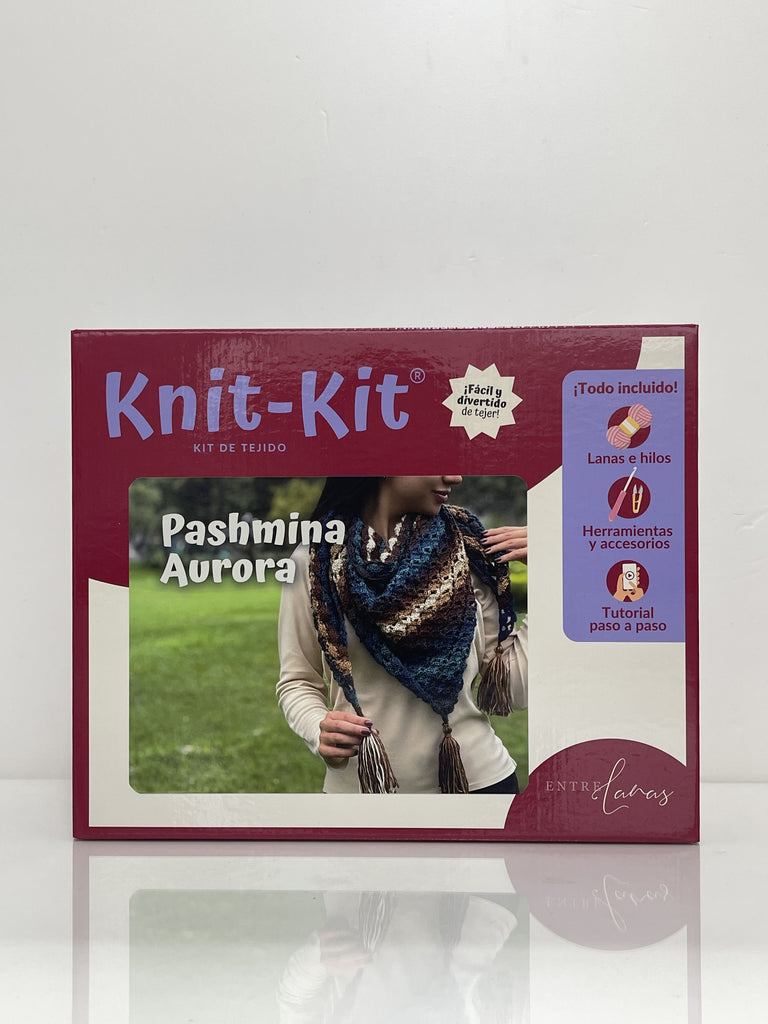 KNIT KIT Pashmina | Kit de Tejido