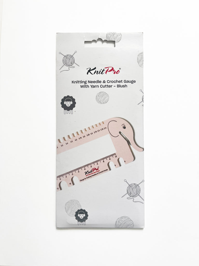 KNIT PRO - Medidor y cortador de lana