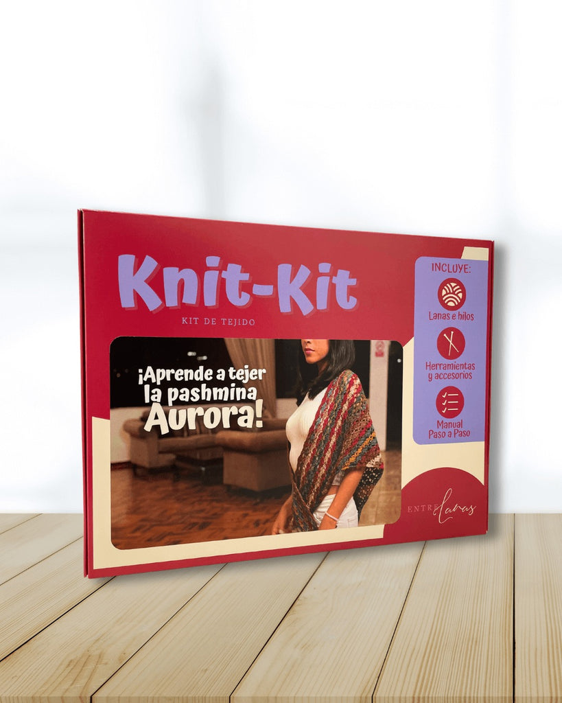 KNIT KIT - Pashmina | Kit de tejido